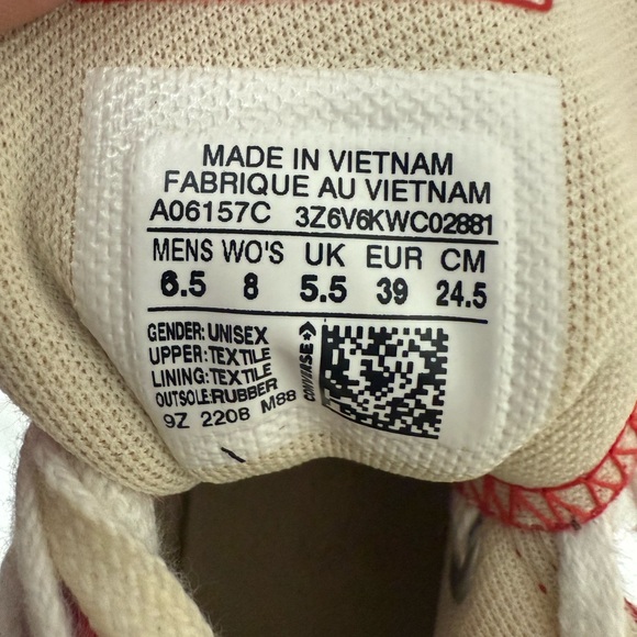 Converse Red Platform High-Tops - Picture 5 of 5